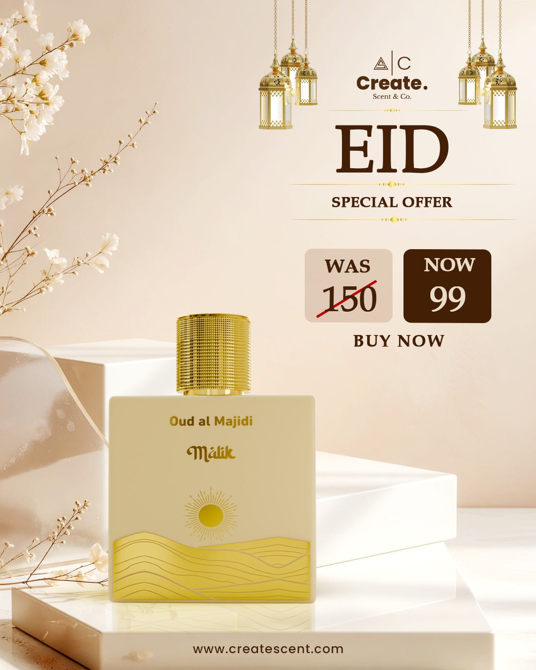 Oud Al Majidi Eau De Parfum – Eid Special Edition
